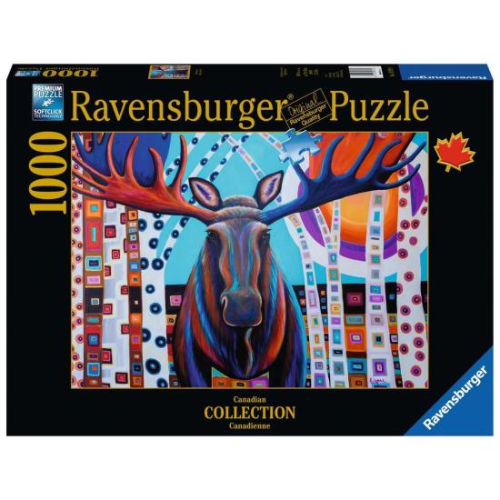 Ravensburger Winter-Elch-Puzzle mit 1000 Teilen