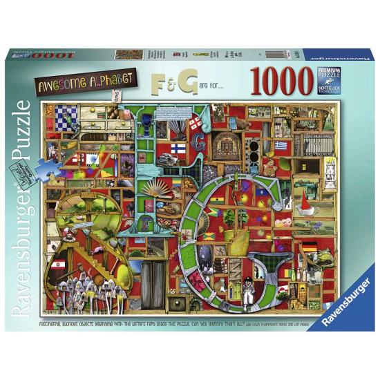 Ravensburger Alphabet F und G Puzzle 1000 Teile