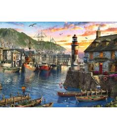 Puzzle Ravensburger Sonnenaufgang Am Hafen 500 Teile