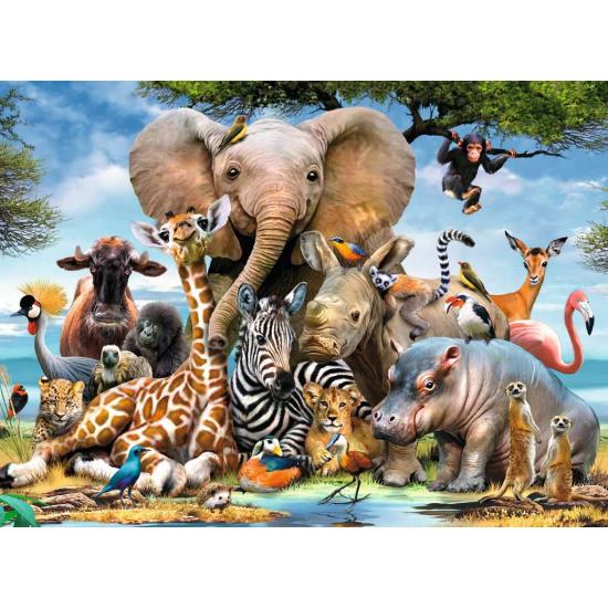 Ravensburger African Friends Puzzle XXL 300 Teile Ravensburger African Friends Puzzle XXL 300 Teile