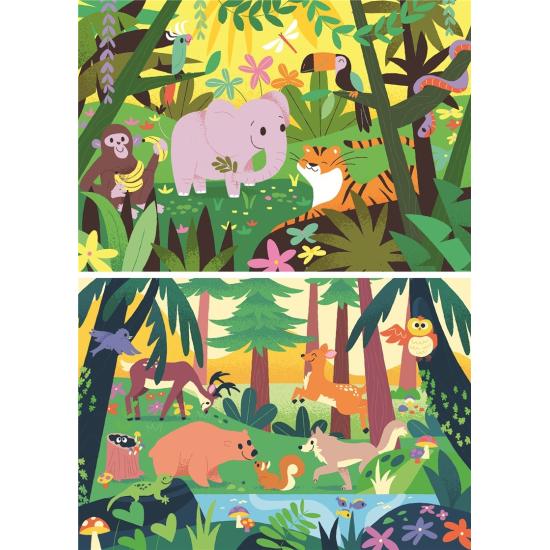 Ravensburger Tierfreunde In Der Natur 2x12 Teile