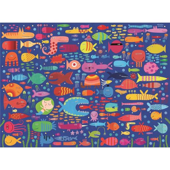 Puzzle Ravensburger Lustige Fischfreunde XXL 200 Teile