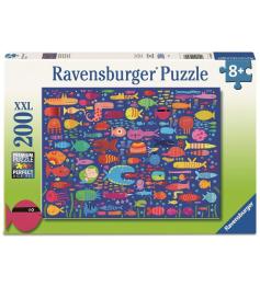 Puzzle Ravensburger Lustige Fischfreunde XXL 200 Teile
