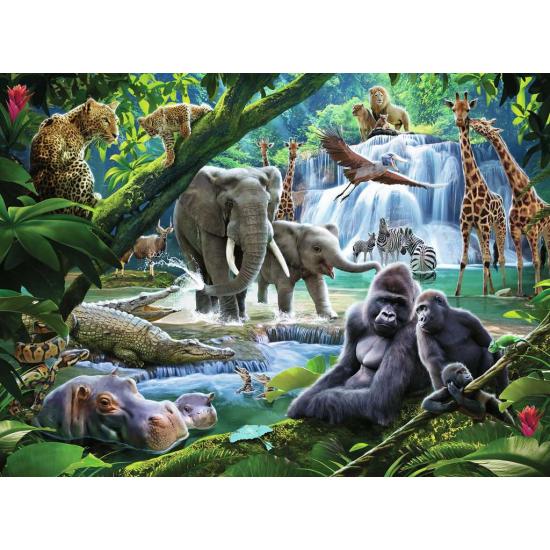 Ravensburger XXL-Dschungeltiere-Puzzle mit 100 Teilen