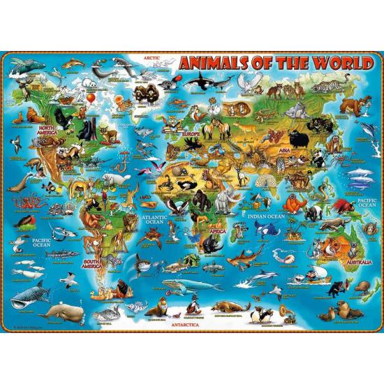 Ravensburger Puzzle Tiere der Welt XXL 300 Teile