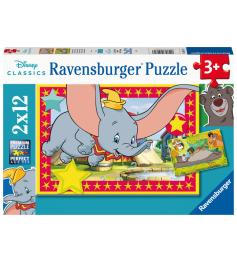 Ravensburger Disney Tiere Puzzle 2x12 Teile