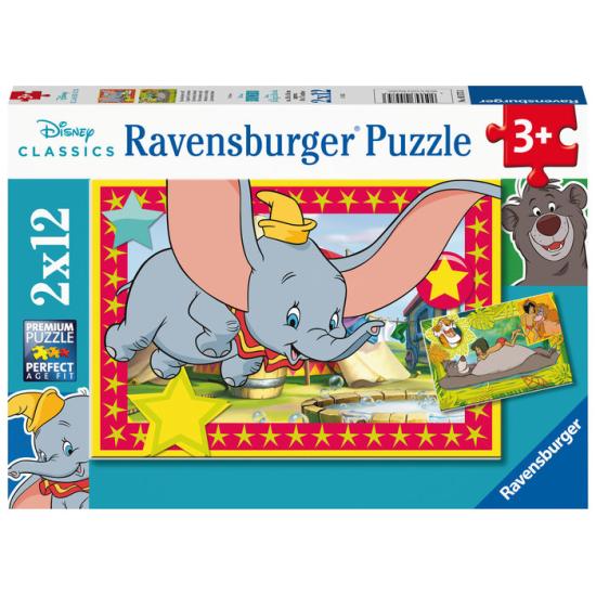 Ravensburger Disney Tiere Puzzle 2x12 Teile