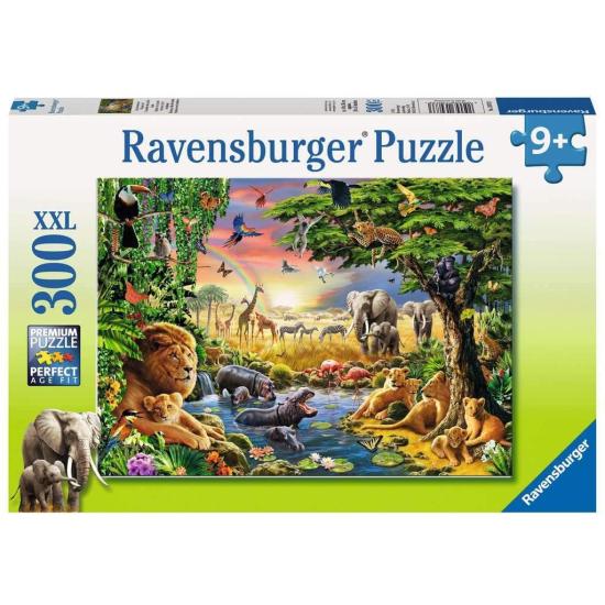 Ravensburger Puzzle Tiere bei Sonnenuntergang XXL 300 Teile Ravensburger Puzzle Tiere bei Sonnenuntergang XXL 300 Teile