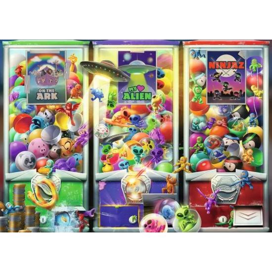 Puzzle Ravensburger Tiere, Außerirdische Und Ninjas 1000 Teile