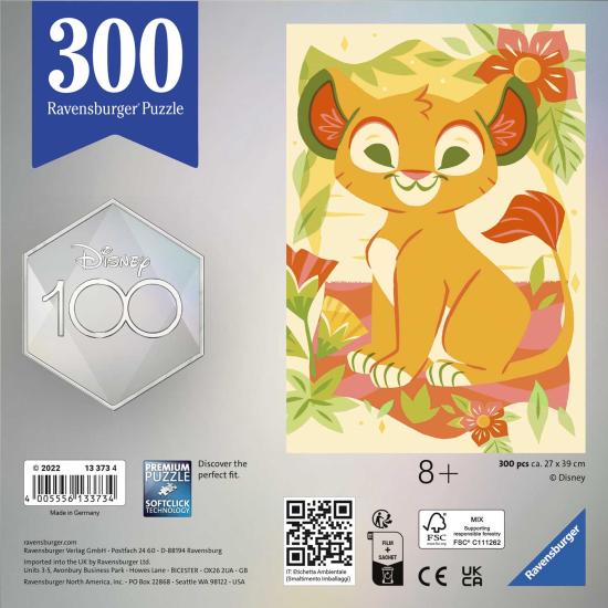 Ravensburger Disney Jubiläumspuzzle „König der Löwen“, 300 Teile