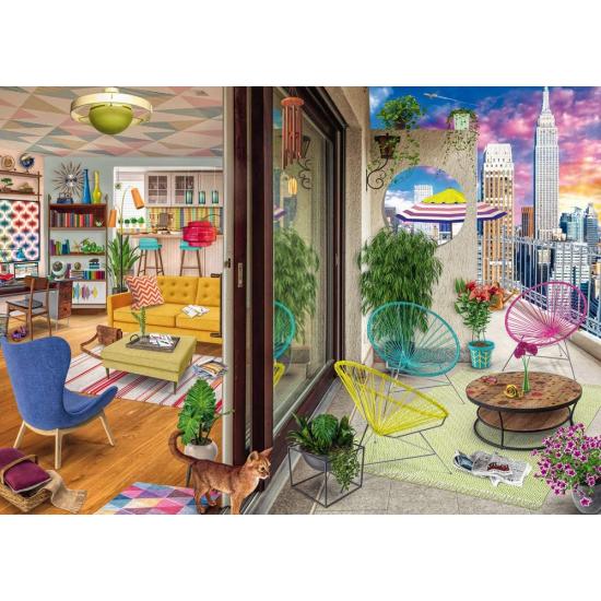 Ravensburger New York Apartment Puzzle 1000 Teile