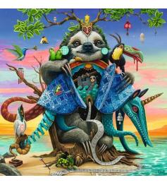 Puzzle Ravensburger Schätze Deine Welt Mit Dulk: Nachglühen 500