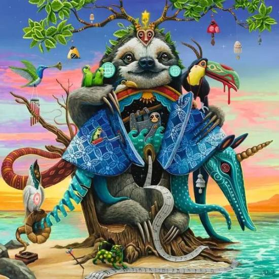 Puzzle Ravensburger Schätze Deine Welt Mit Dulk: Nachglühen 500