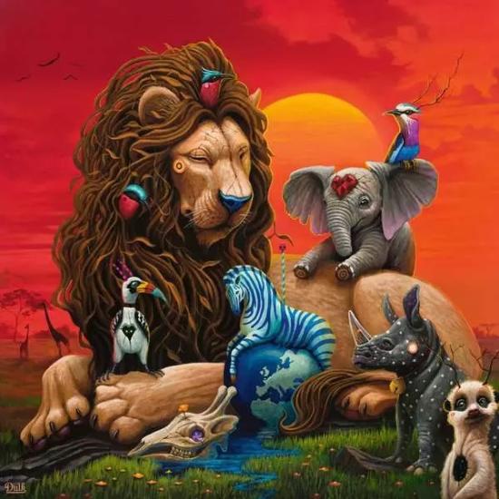 Puzzle Ravensburger Schätze Deine Welt Mit Dulk: Hoffnung 500 Te