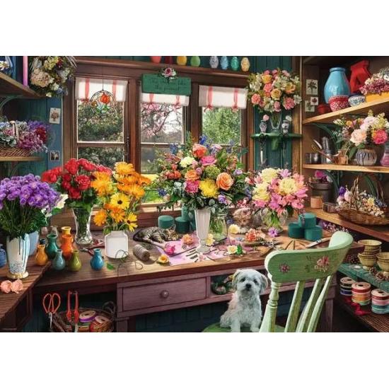 Puzzle Ravensburger Blumenarrangement 1000 Teile