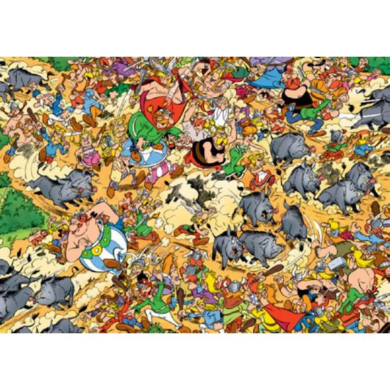 Ravensburger Asterix-Puzzle, Wildschweinjagd, 1000 Teile