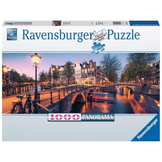 Ravensburger Sonnenuntergang in Amsterdam Puzzle 1000 Teile
