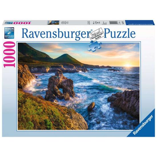 Ravensburger Sonnenuntergang in Big Sur 1000-teiliges Puzzle