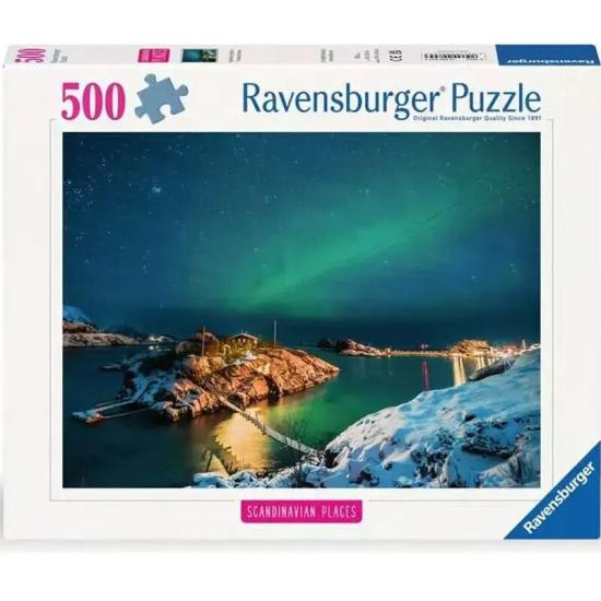 Puzzle Ravensburger Aurora Borealis in Norwegen 500 Teile