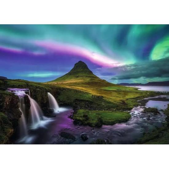 Puzzle Ravensburger Aurora Borealis Über Kirkjufell 1000 Teile