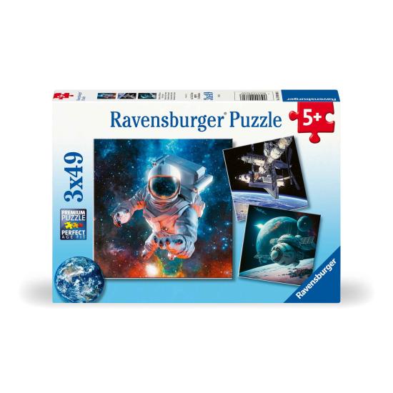 Ravensburger Puzzle Abenteuer im Weltraum 3x49 Teile