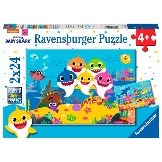 Ravensburger Baby Shark 2x24 Teile Puzzle