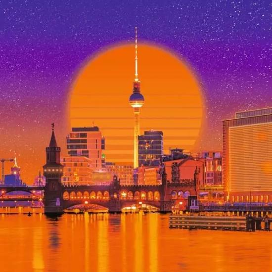 Puzzle Ravensburger Berlin Neon 500 Teile