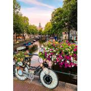 Ravensburger Fahrrad in Amsterdam Puzzle mit 1000 Teilen