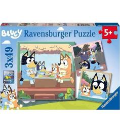 Ravensburger Bluey Puzzle 3x49 Teile