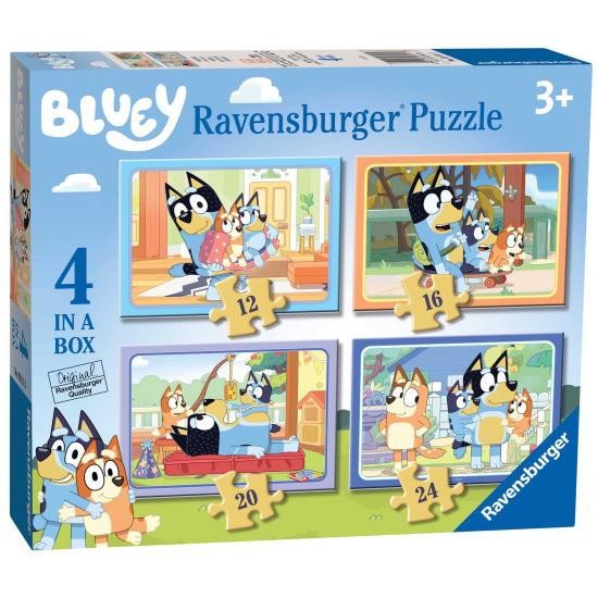 Ravensburger Bluey progressives Puzzle mit 12+16+20+24 Teilen Ravensburger Bluey progressives Puzzle mit 12+16+20+24 Teilen