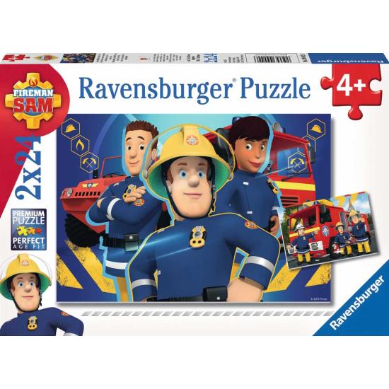 Ravensburger Puzzle Feuerwehrmann Sam 2x24 Teile