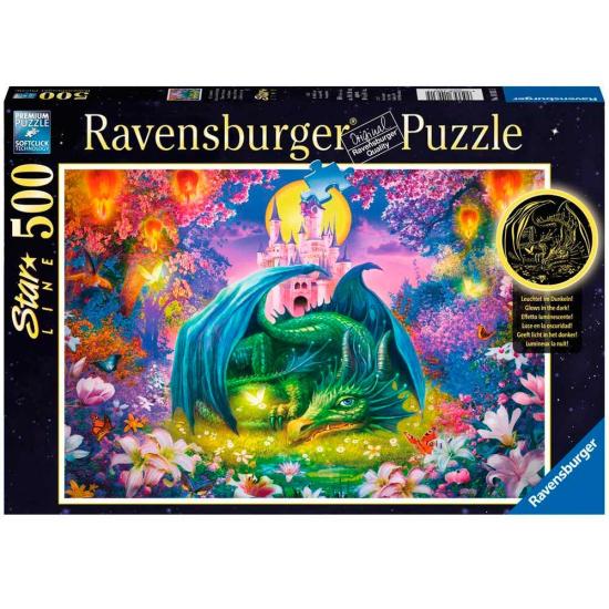 Ravensburger Phosphoreszierendes Drachenwald-Puzzle 500 Teile