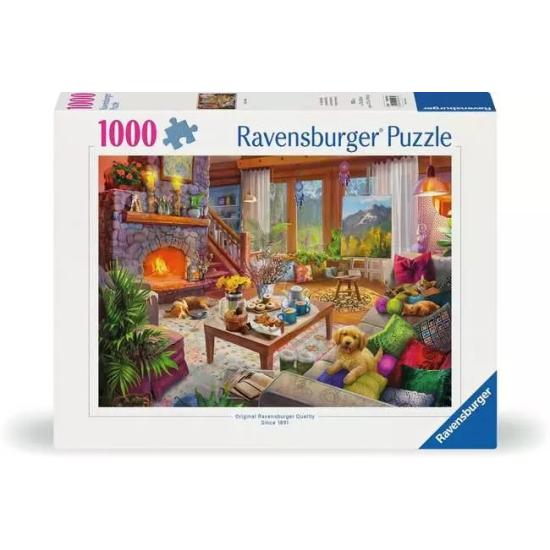 Puzzle Ravensburger Gemütliche Hütte 1000 Teile