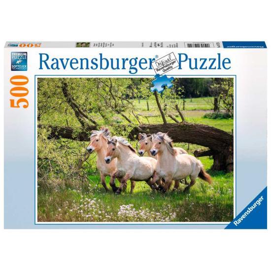 Ravensburger Norwegisches Fjordpferde-Puzzle 500 Teile