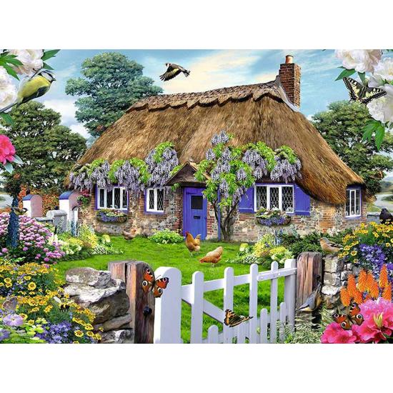 Ravensburger Cottage in England Puzzle 1500 Teile