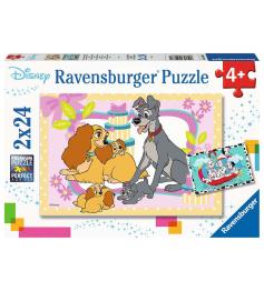 Disneys Lieblingswelpen Ravensburger Puzzle 2x24 Teile