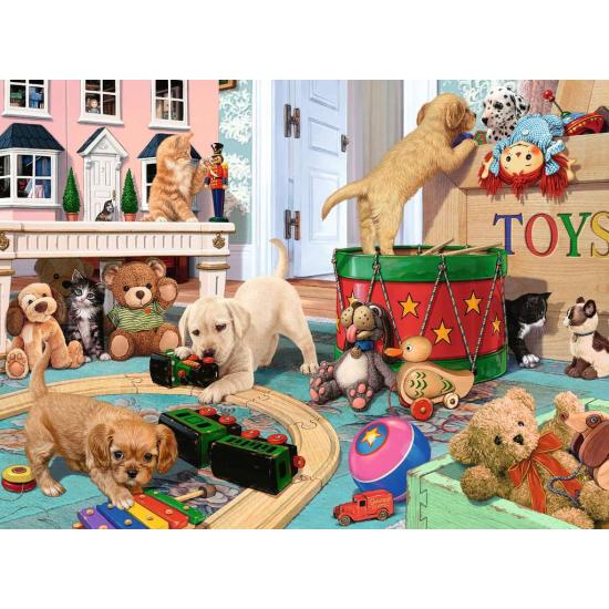 Ravensburger XXL Playful Puppies Puzzle mit 150 Teilen