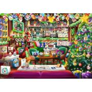 Puzzle Ravensburger Disney Weihnachtscafé 1000 Teile