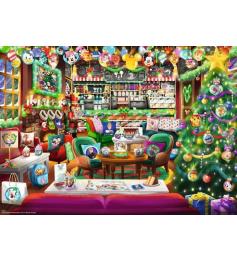 Puzzle Ravensburger Disney Weihnachtscafé 1000 Teile