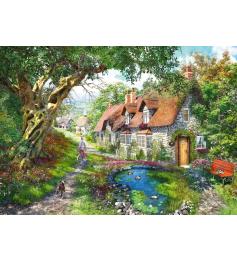Puzzle Ravensburger Flower Hill Lane 1000 Teile