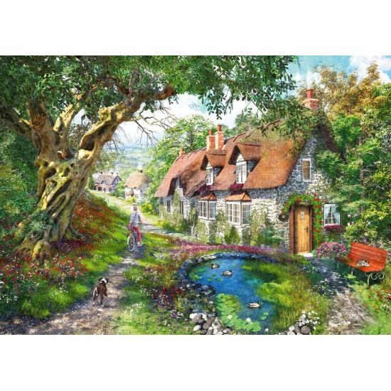 Puzzle Ravensburger Flower Hill Lane 1000 Teile