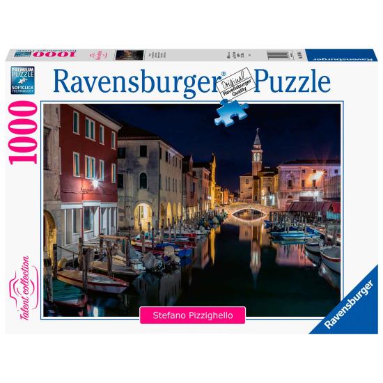 Ravensburger Venedig-Kanäle bei Nacht Puzzle 1000 Teile