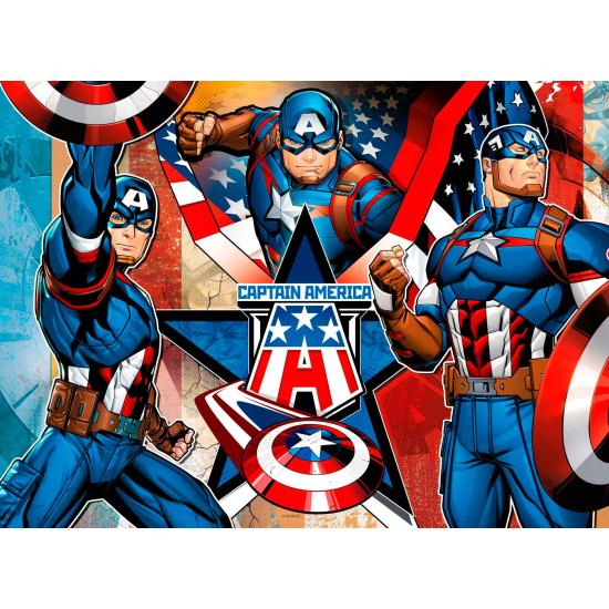Ravensburger Captain America XXL-Puzzle mit 100 Teilen Ravensburger Captain America XXL-Puzzle mit 100 Teilen