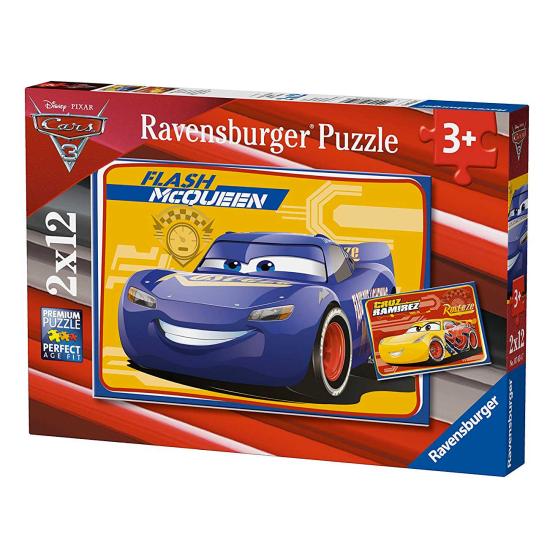 Ravensburger Cars 3 Puzzle mit 2x12 Teilen