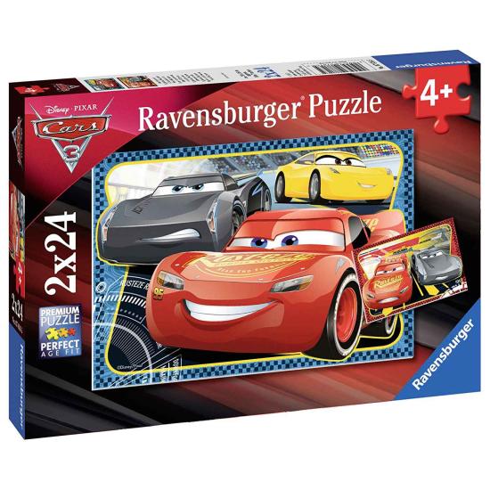 Ravensburger Cars 3 Puzzle mit 2x24 Teilen