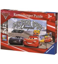Ravensburger Cars 3 Puzzle mit 2 x 12 Teilen