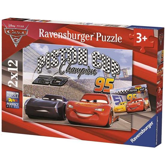 Ravensburger Cars 3 Puzzle mit 2 x 12 Teilen