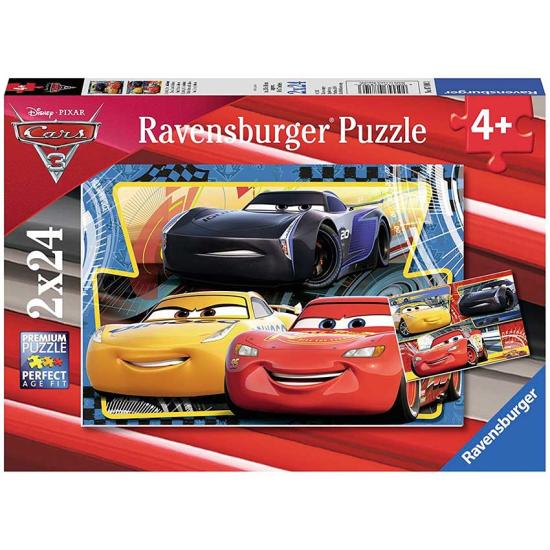 Ravensburger Cars 3 Puzzle mit 2 x 24 Teilen