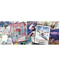 Ravensburger Vintage-Skiplakate Panorama-Puzzle 1000 Teile