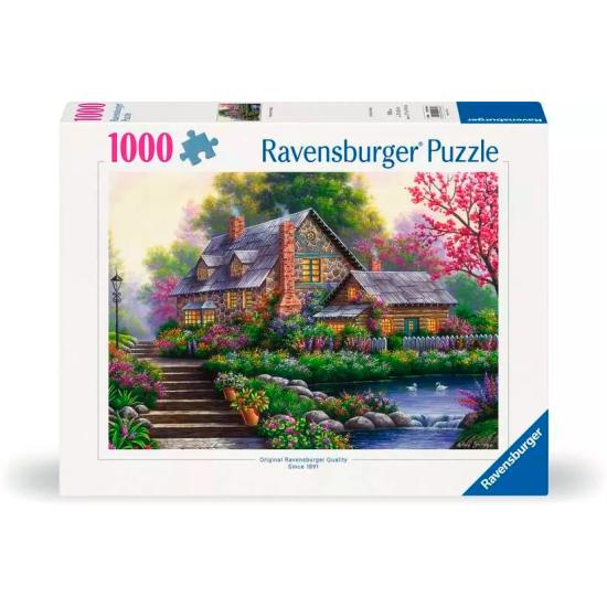 Puzzle Ravensburger Romantisches Cottage 1000 Teile